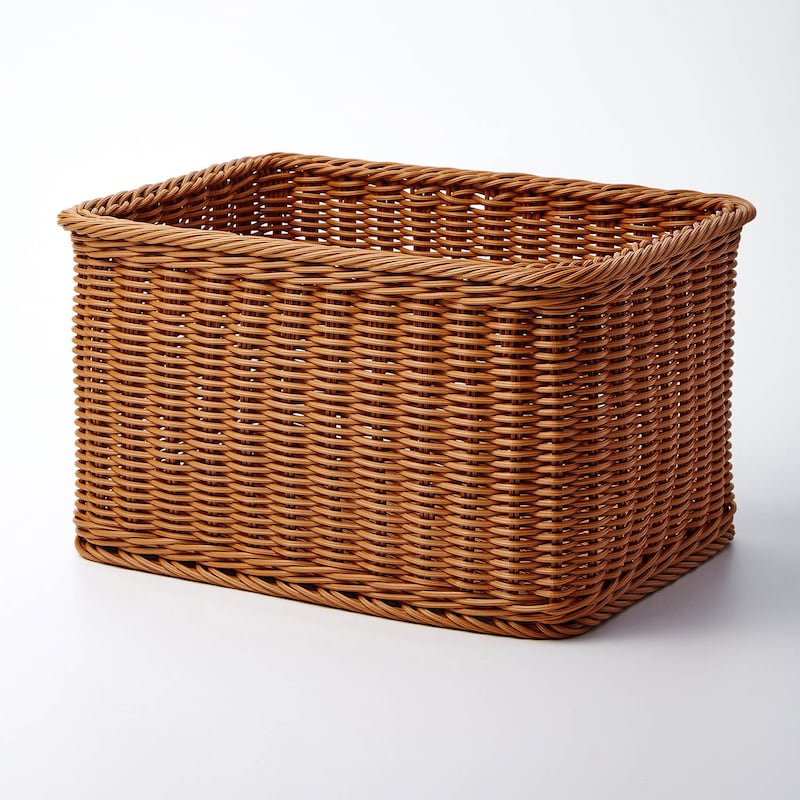ベルメゾン（BELLE MAISON） 収納 バスケット ラタン風収納バスケット