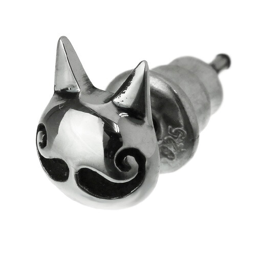 Binich（ビニッチ） ピアス メンズ レディース シルバー925 猫 ネコ