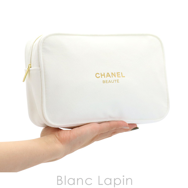 CHANEL（シャネル） 【ノベルティ】 コスメポーチ #ホワイト [092553