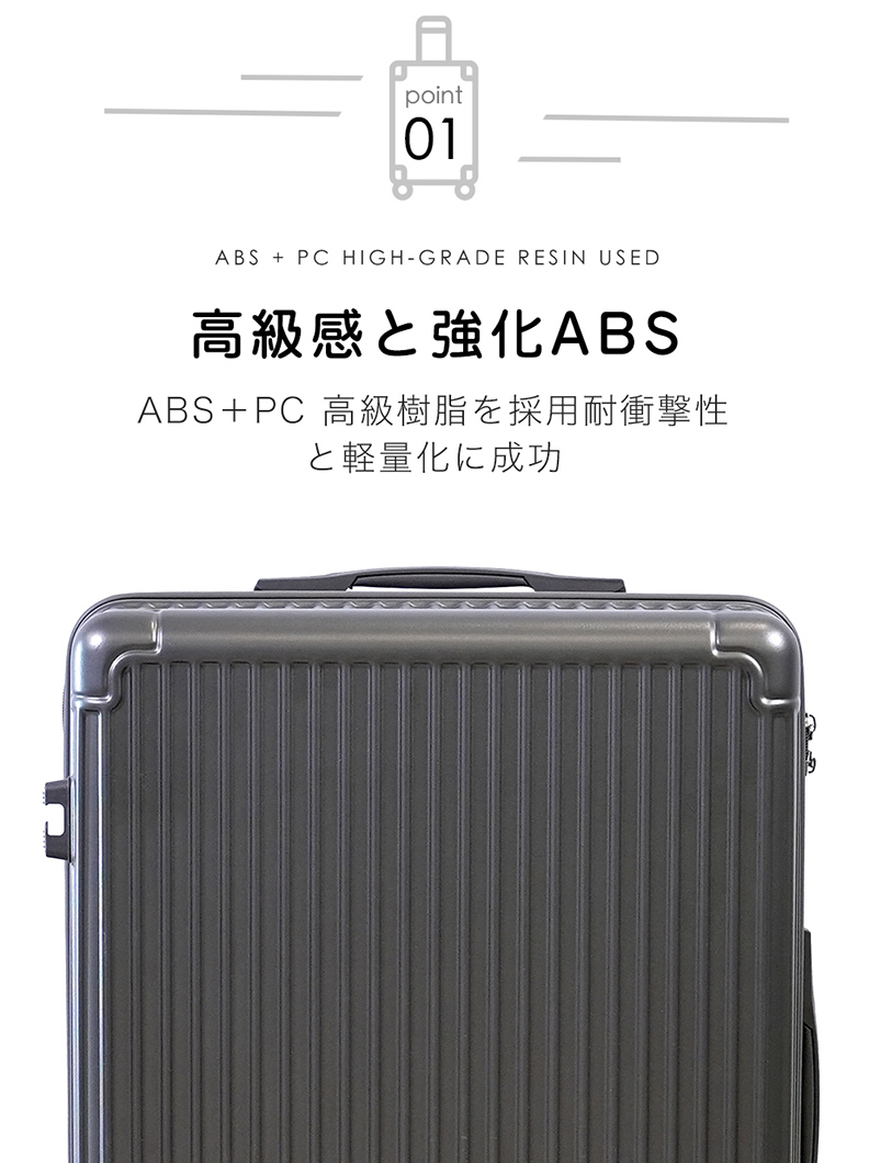CICIBELLA 2026年 スーツケース2点福袋 機内持ち込み キャリーケース S