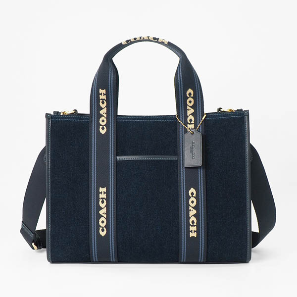 COACH レディースショルダーバッグ（色：ネイビー系）｜バッグ