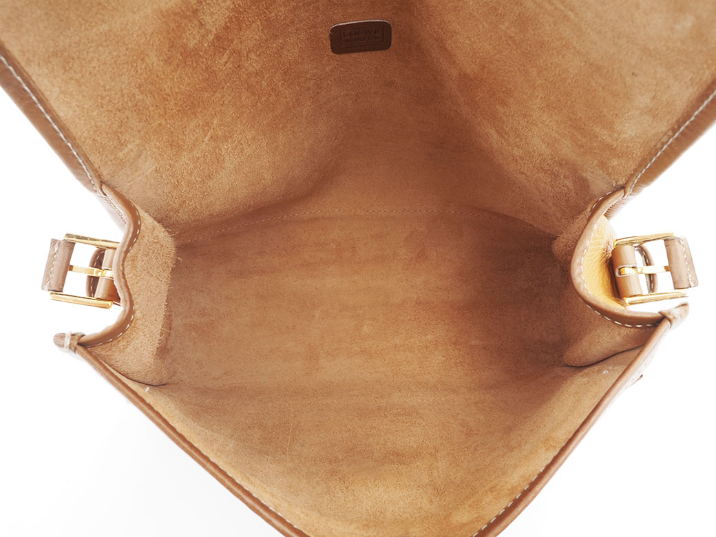 LOEWE（ロエベ） ヴィンテージ アナグラム フラップ ショルダー バッグ