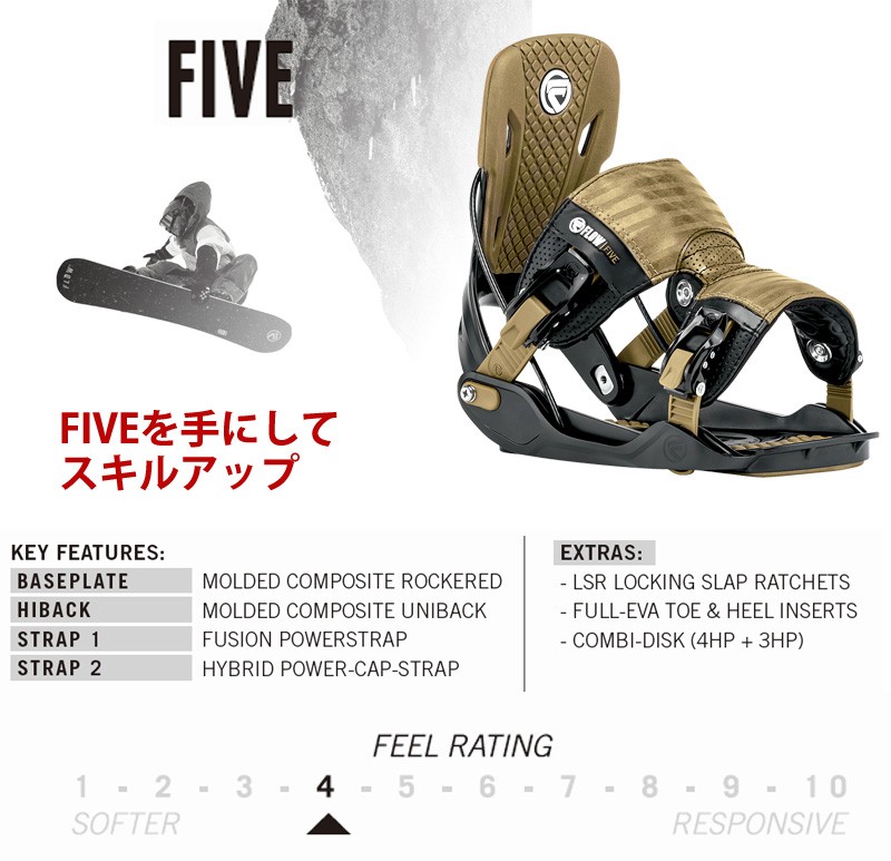 FLOW（フロー） 即出荷 17-18 FLOW/フロー FIVE FUSION メンズ