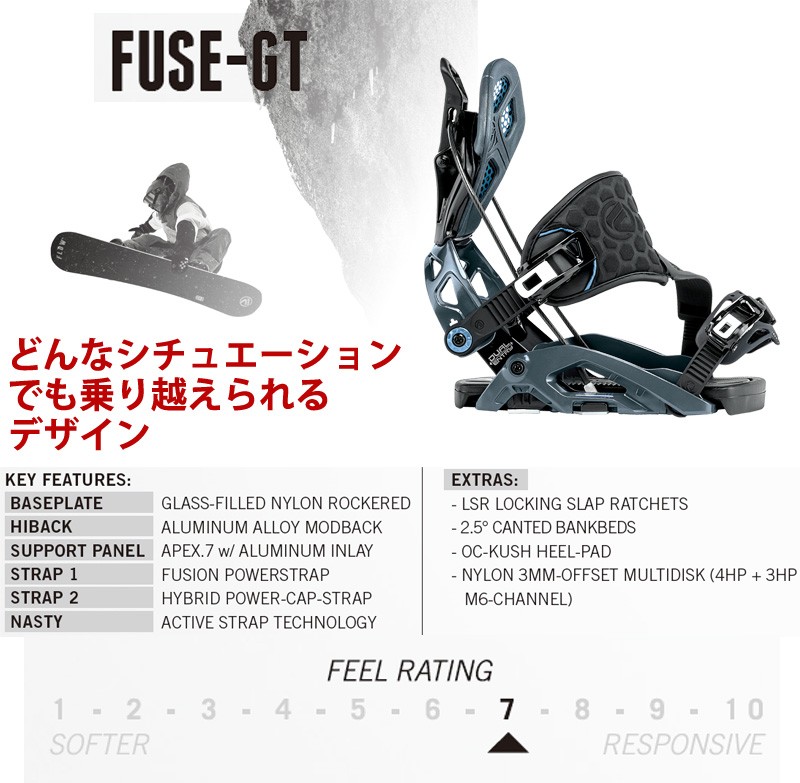 FLOW（フロー） 即出荷 17-18 FLOW/フロー FUSE-GT HYBRID メンズ