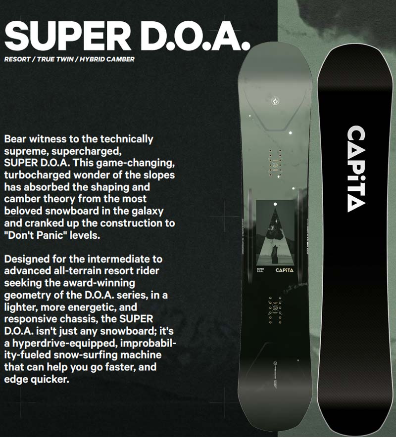 CAPiTA 24-25 CAPITA / キャピタ 訳あり品 SUPER DOA スーパー