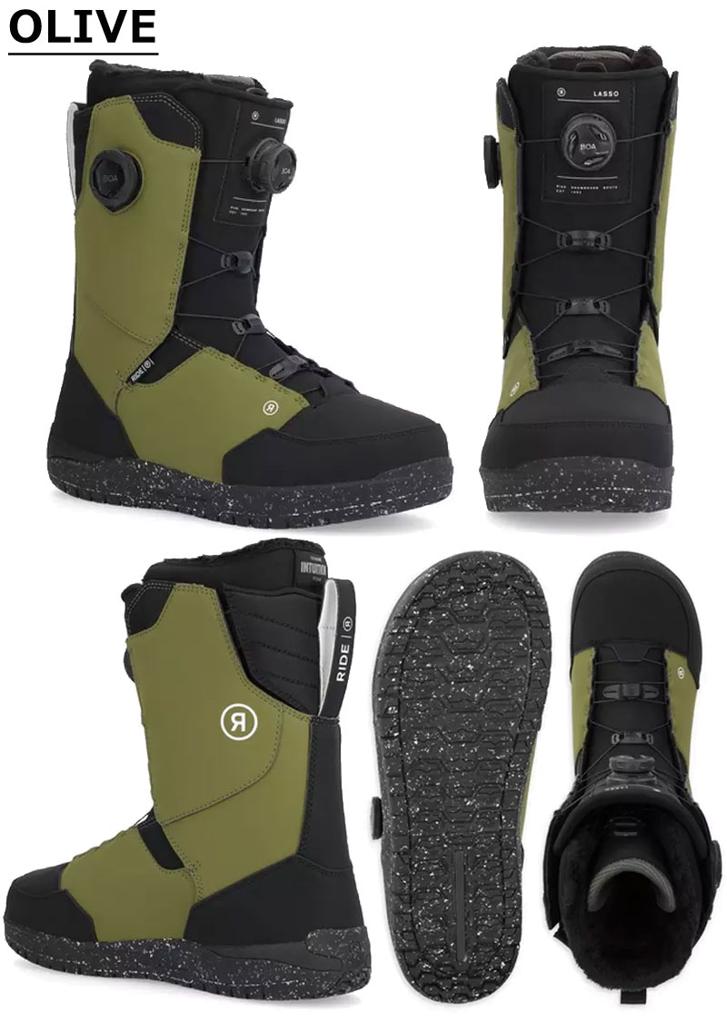 24-25 RIDE/ライド LASSO ラッソ メンズ ブーツ ダブルボア BOA 熱成型