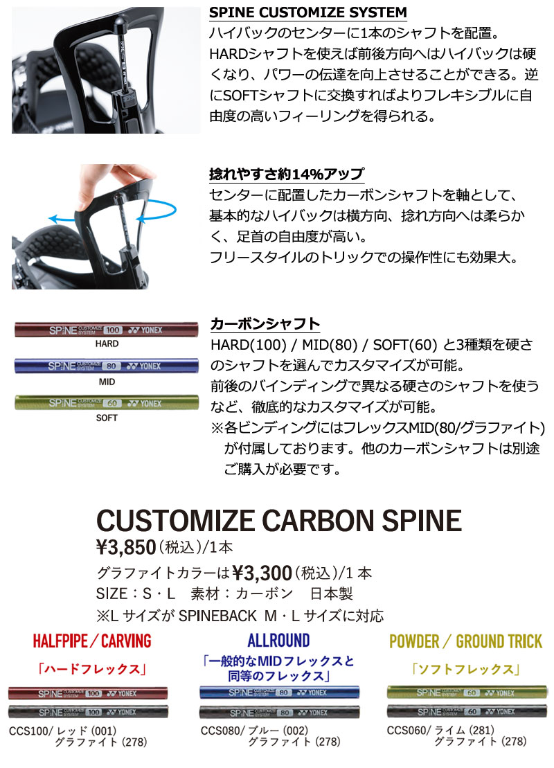 YONEX（ヨネックス） 25-26 YONEX/ヨネックス SPINEBACK FB スパイン
