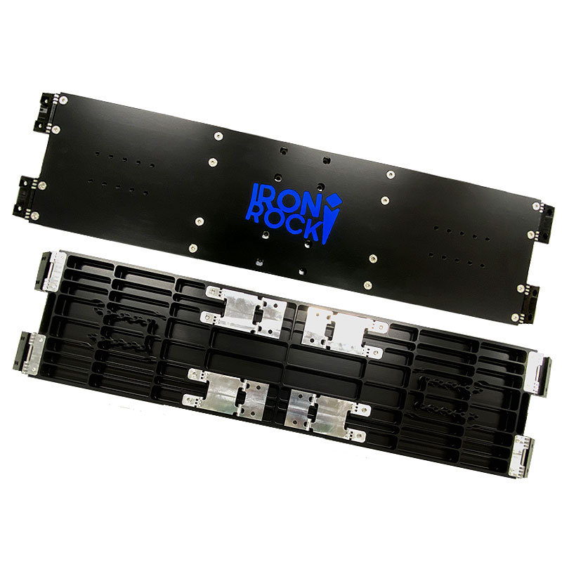 20-21 IRON ROCK RACE PLATE BLACK アイアンロック レースプレート