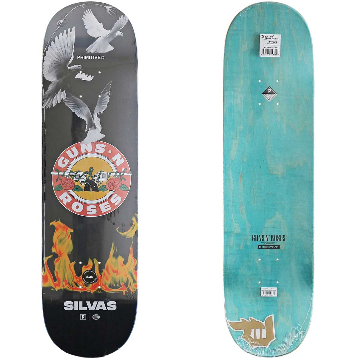 PRIMITIVE（プリミティブ） 8.38インチ スケボー デッキ Primitive