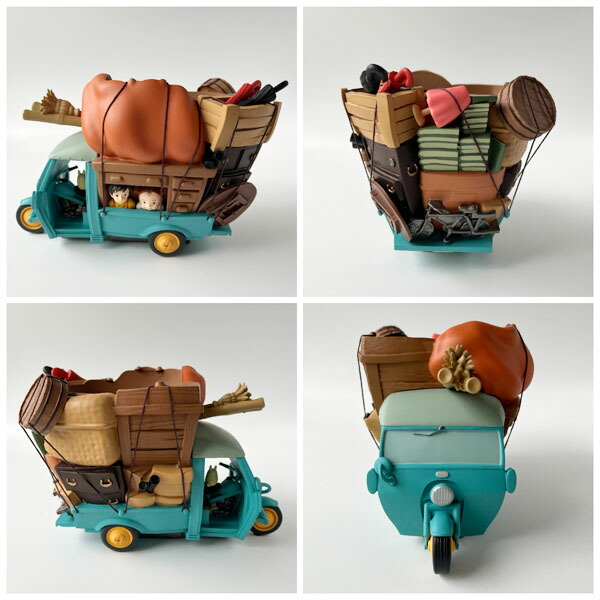 ジブリ サツキとメイ オート三輪 プランター ジジ 小物入れ 2種 3点