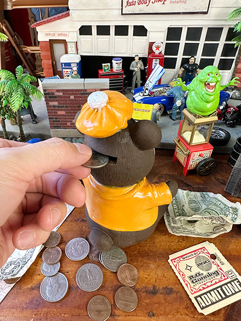 A＆W ルートベアー ソフビバンク 貯金箱 □ アメリカン雑貨 アメリカ