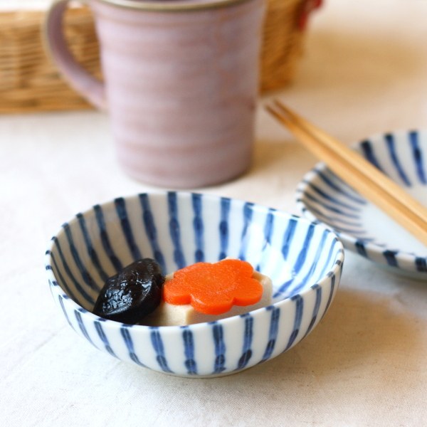 濃十草 3.5寸小鉢 国産 美濃焼 和の器の定番デザイン 小鉢 付け出し