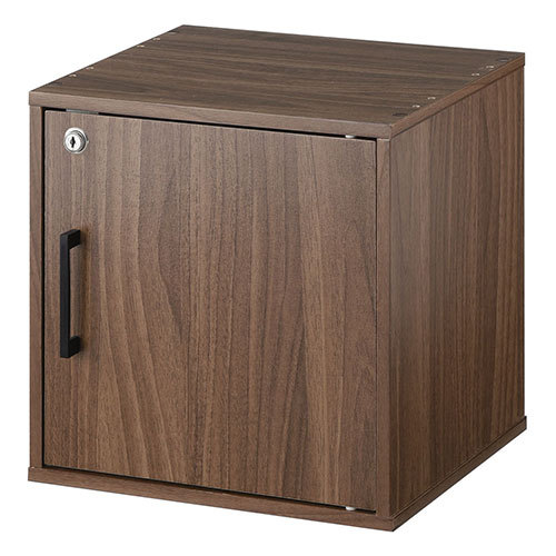 ぼん家具 【完成品】カラーボックス 収納 木製 ボックス 木製ラック 鍵