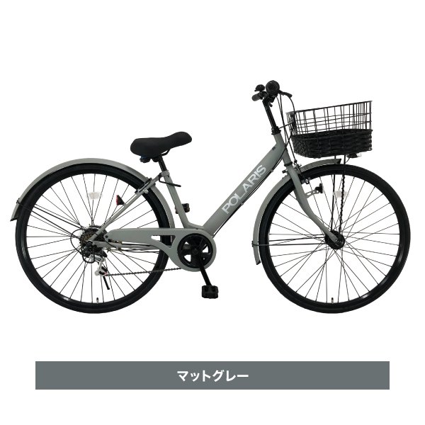 35%OFF】POLARIS DX シティサイクル 27インチ グレードUP仕様 丈夫な