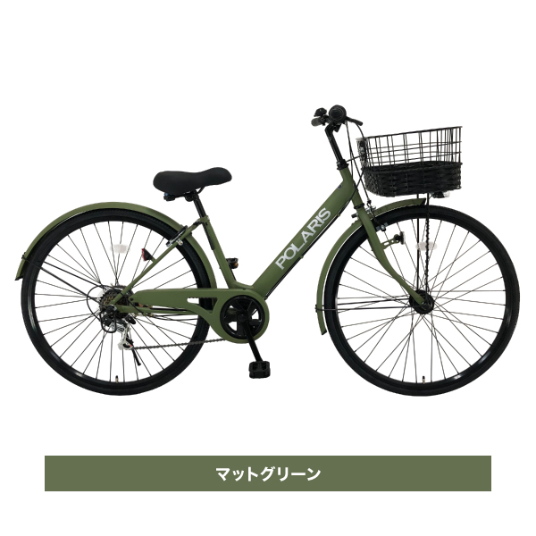 35%OFF】POLARIS DX シティサイクル 27インチ グレードUP仕様 丈夫な