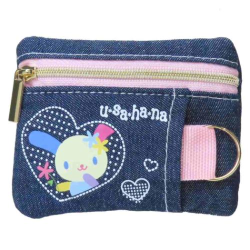 小銭入れ＆定期入れ ウサハナ キーコインケース サンリオ