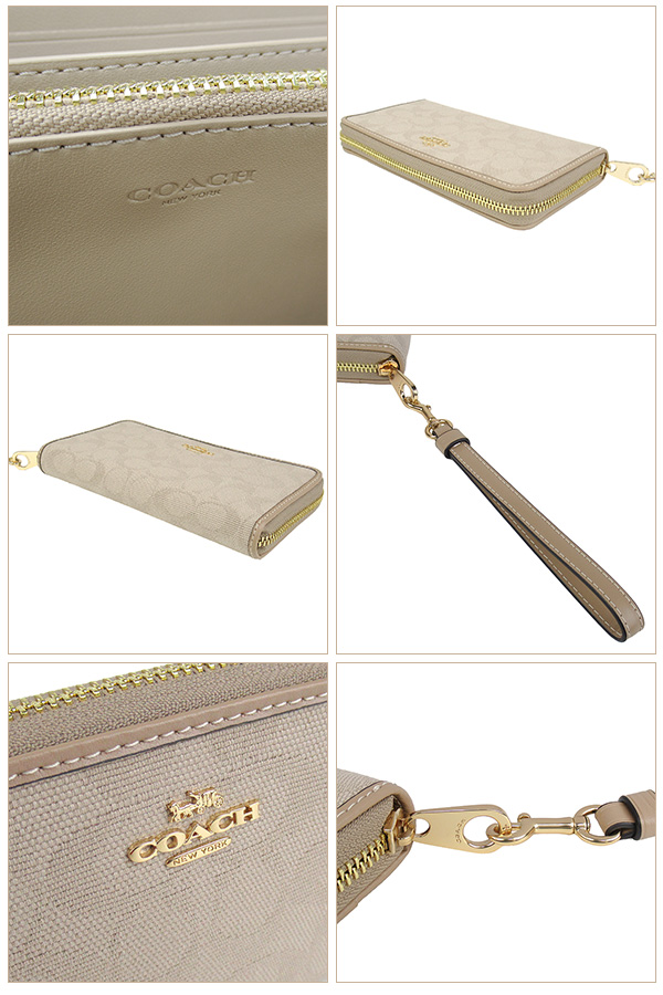 COACH（コーチ） 長財布 レディース シグネチャー キャンバス
