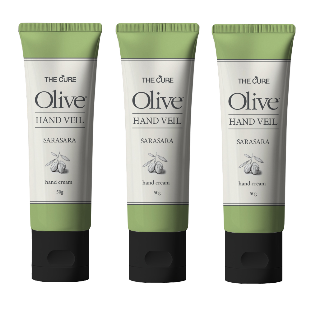ハンドクリーム【各種 3本セット】ザキュア オリーブハンドヴェール