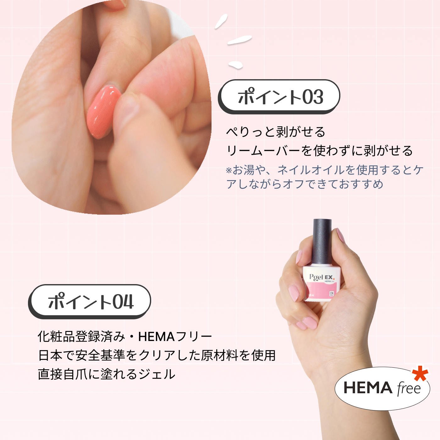 ピージェルEX コードレスLEDライトセット キット セルフネイルキット