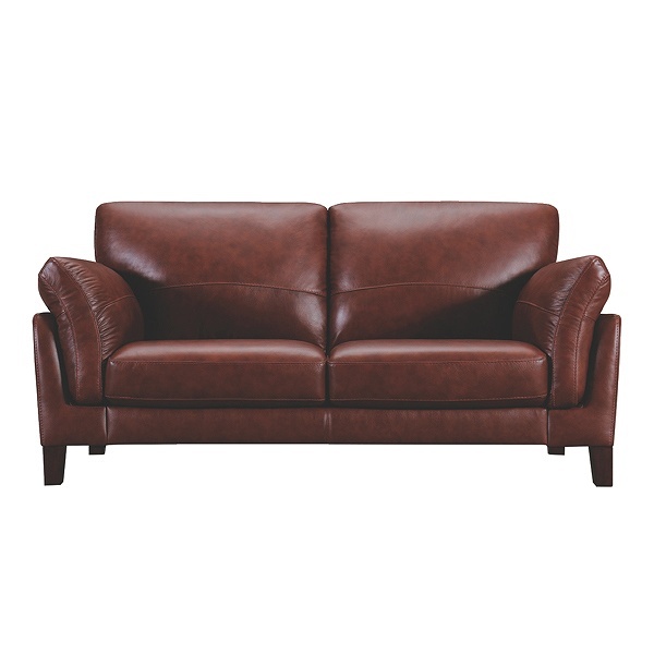 東谷 ソファ 二人掛け 幅178cm レザー 本革 肘掛 脚付き ボンデッド