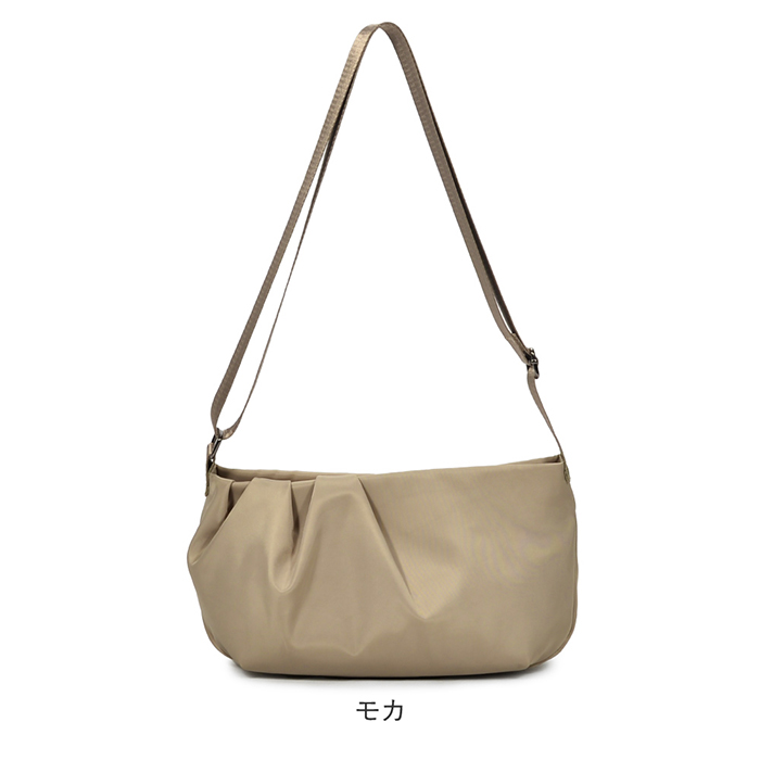 撥水加工バッグ ショルダーバッグ きれいめ 軽い 軽量 ポリエステル