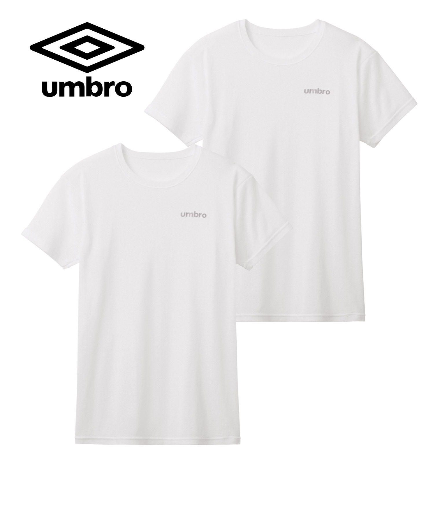 umbro（アンブロ） Tシャツ 2枚セット スポーツウェア メンズ 半袖