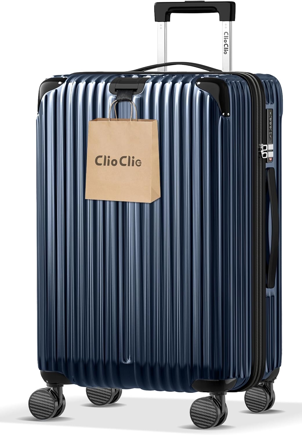 ClioClio] スーツケース キャリーケース キャリーバッグ 拡張機能付 超