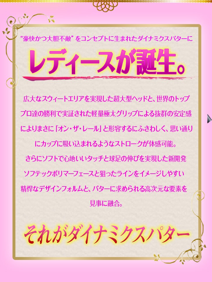 DYNAGOLF（ダイナゴルフ） ゴルフ クラブ レディース レフティ パター