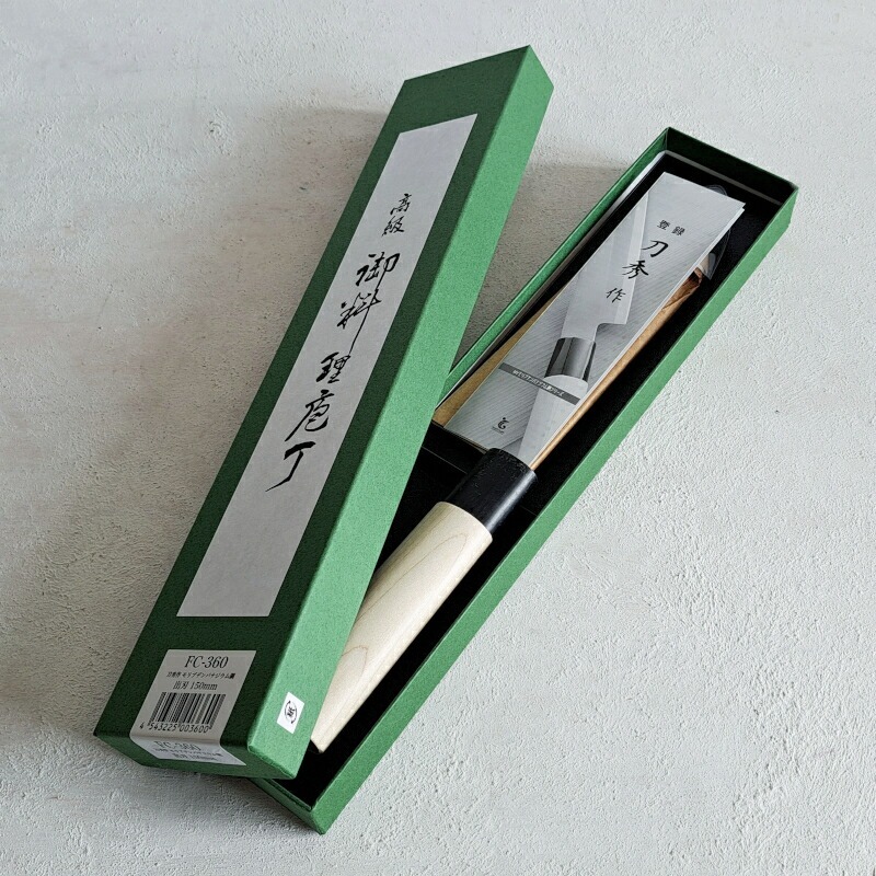 刀秀作 出刃包丁 150mm モリブデンバナジウム鋼 FC-360 和庖丁 燕三条