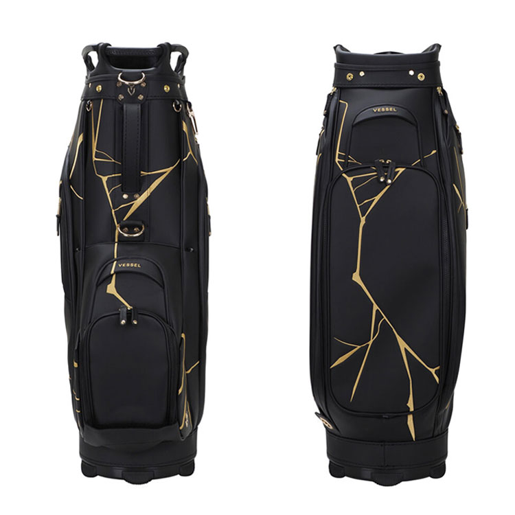 VESSEL ベゼル カートキャディバッグ VESSEL LUX 7 JP 2.0 KINTSUGI 金