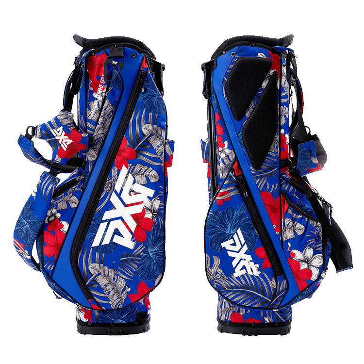PXG 軽量 キャディバッグ アロハ キャリースタンドバッグ B-SG-3003-24