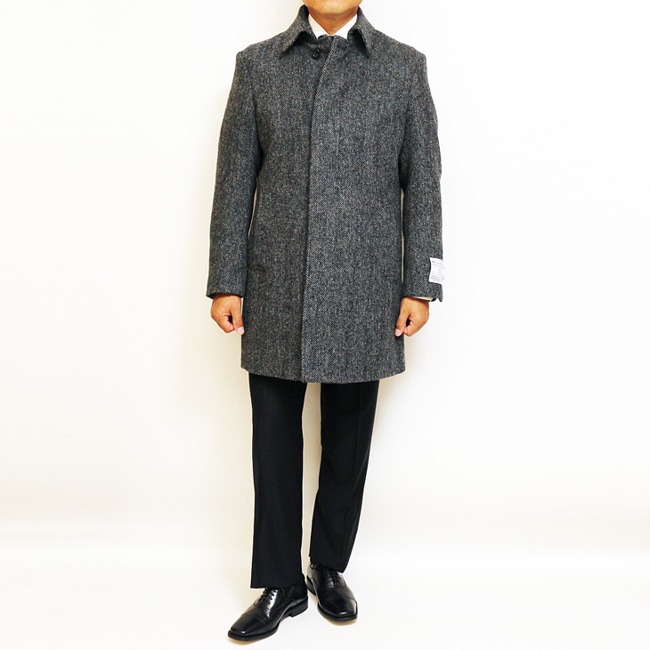 HARRIS TWEED（ハリスツイード） SALE コート 新品 秋冬 英国 灰グレー