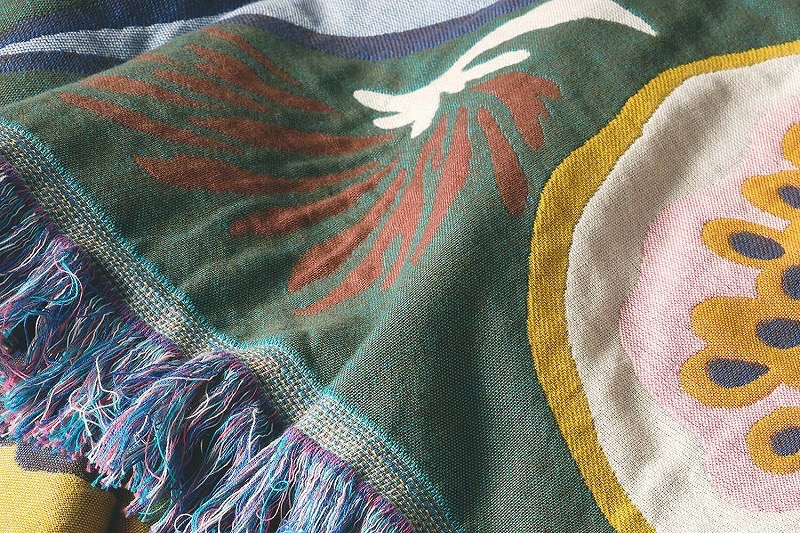 川島織物セルコン ブランケット ひざ掛け 137x195cm オールシーズン