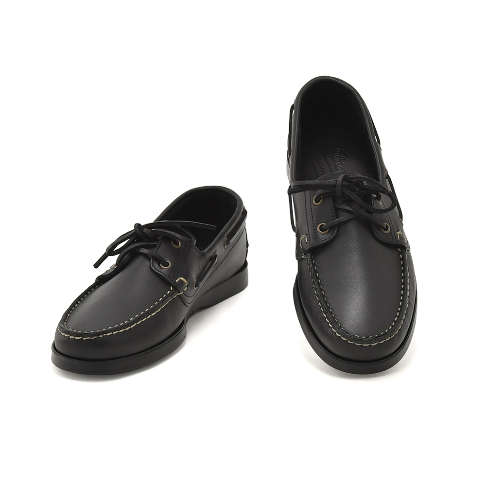 パラブーツ PARABOOT デッキシューズ メンズ BARTH バース ブラック 黒