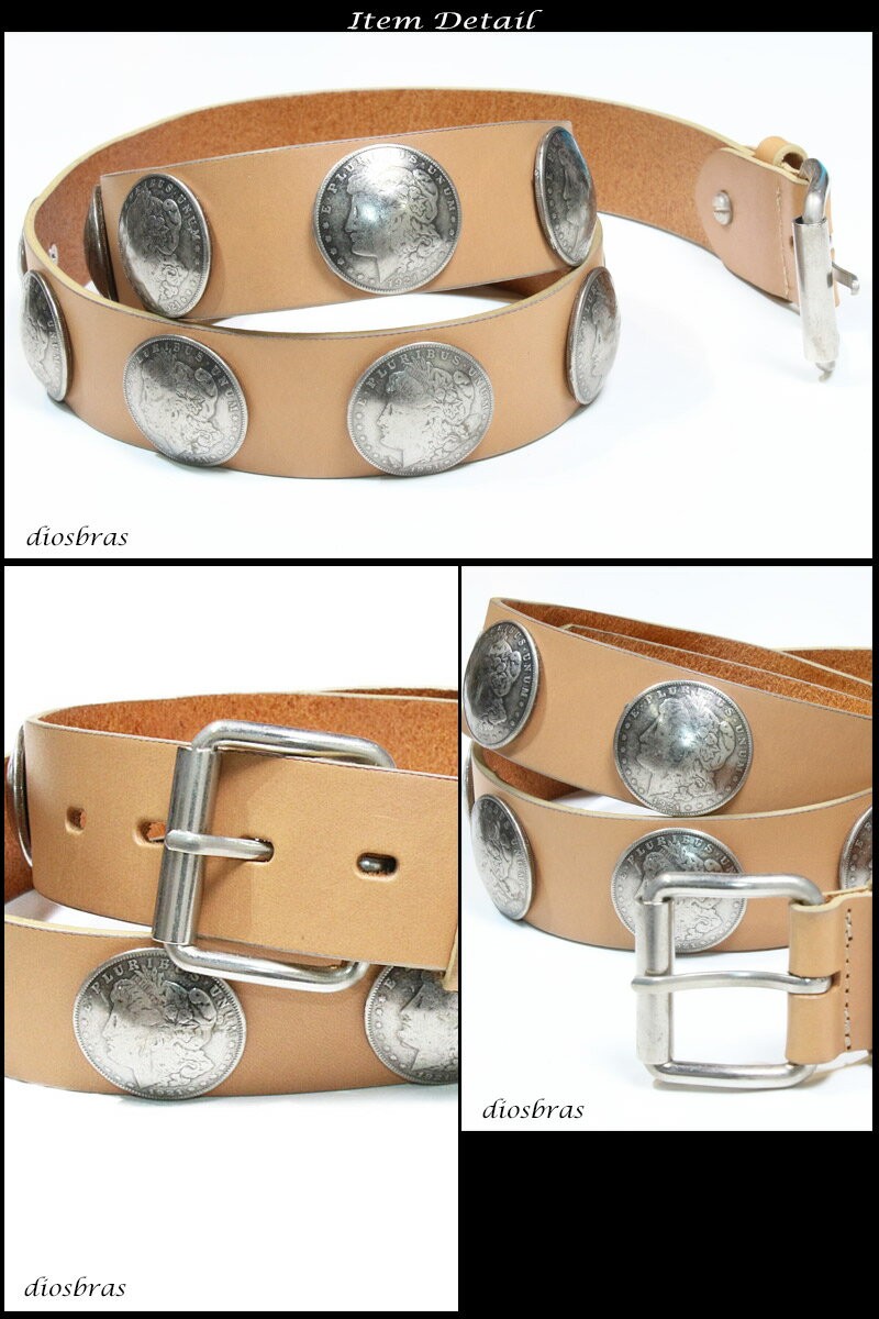 ベルト 本革 レザー コンチョ ネイティブアメリカン インディアン
