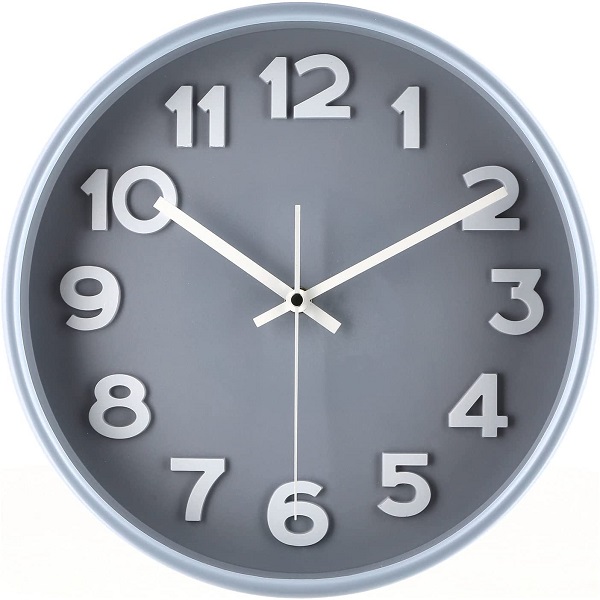 不二貿易（Fuji Boeki） 掛け時計 静音 木製 北欧 軽量 おしゃれ 木目