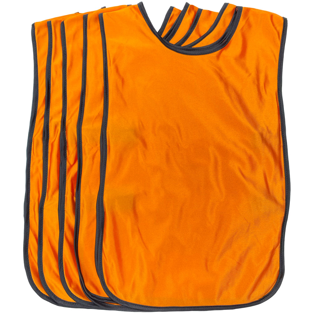 ビブス 5枚セット 無地 大人用 Lサイズ 子ども用 Sサイズ セット