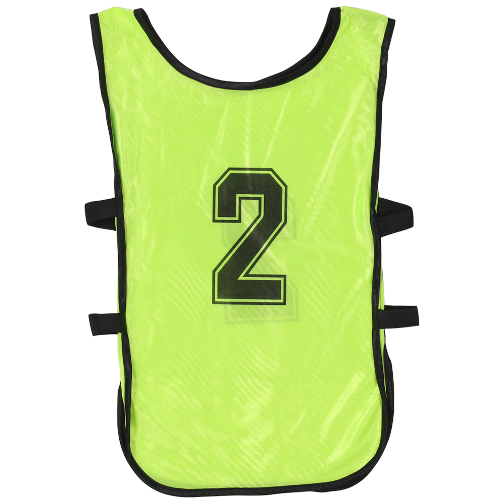 ビブス ジュニア 番号 10枚セット 番号入り 子ども用 Sサイズ 1番〜10