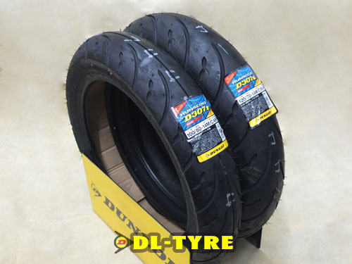 DUNLOP（ダンロップ） [前後セット] DUNLOP D307F 100/80-14 D307A 120