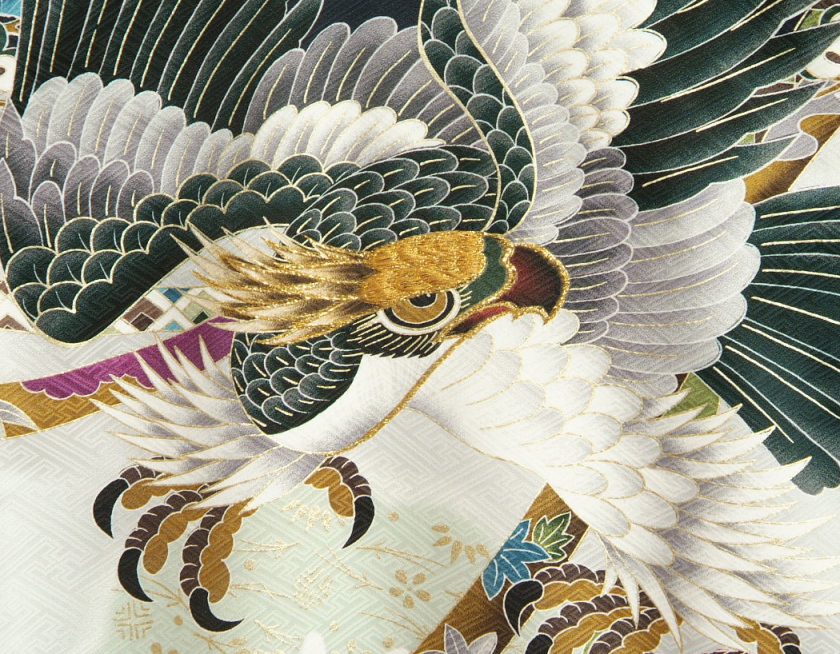 お宮参り 着物 男の子 絹100％ 正絹初着 男児 赤ちゃん 産着 紺色 光琳