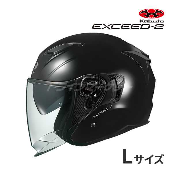 EXCEED OGK KABUTO EXCEED-2 ブラックメタリック L(59-60cm