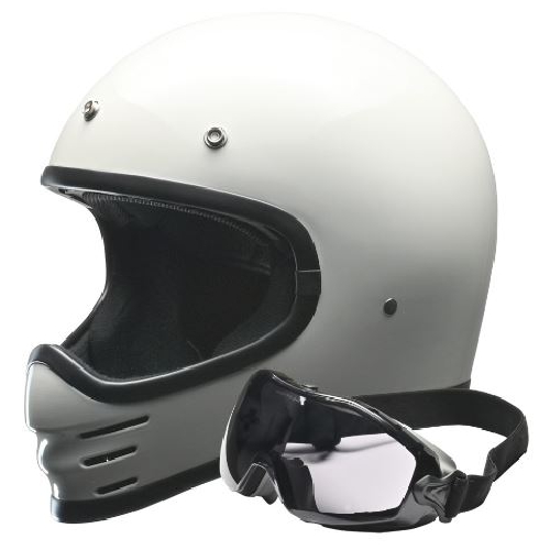 リード工業 LEAD RUDE フルフェイスヘルメット ホワイト/マット