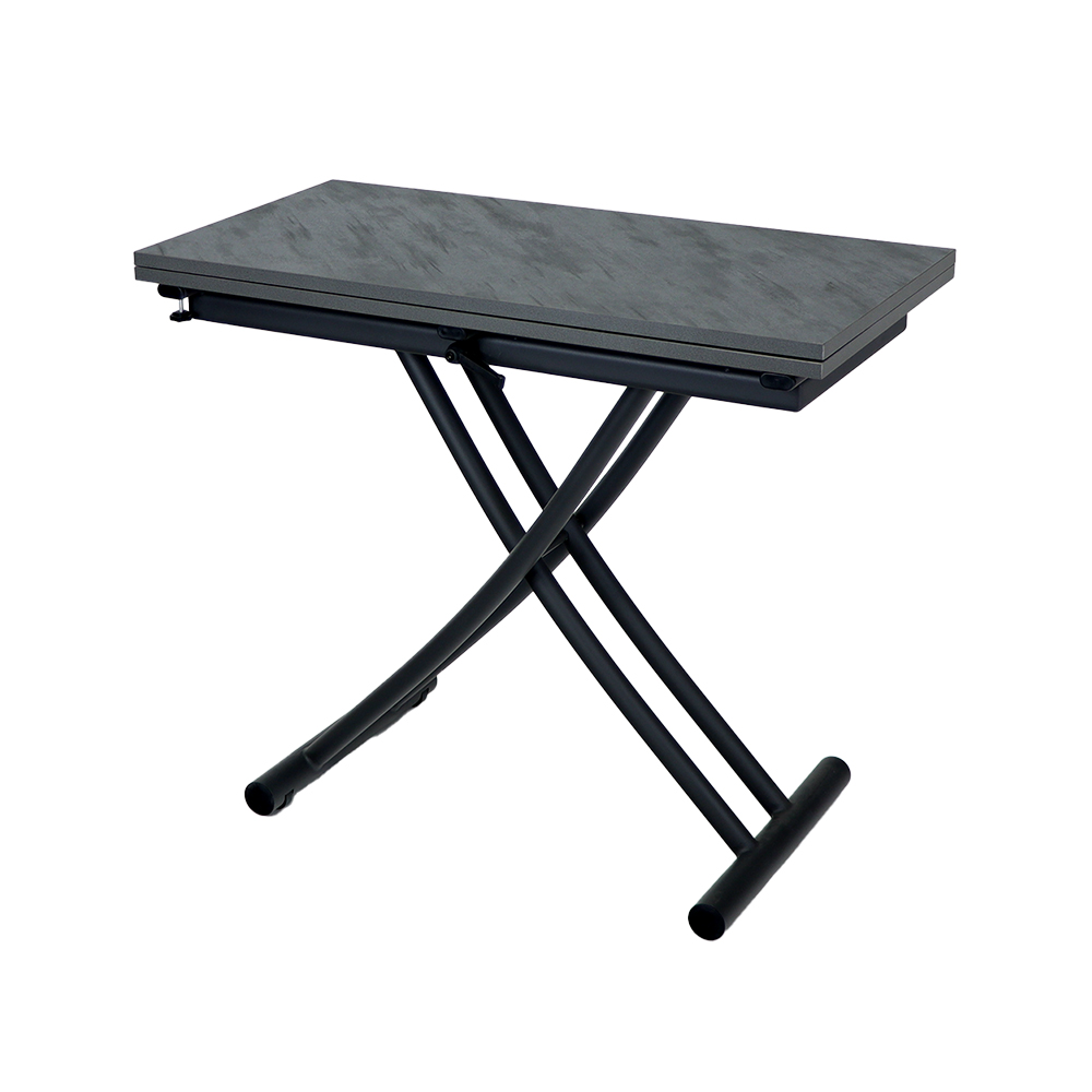 ヤマソロ 昇降 式 テーブル 正方形 天板拡張 おしゃれ ダイニング