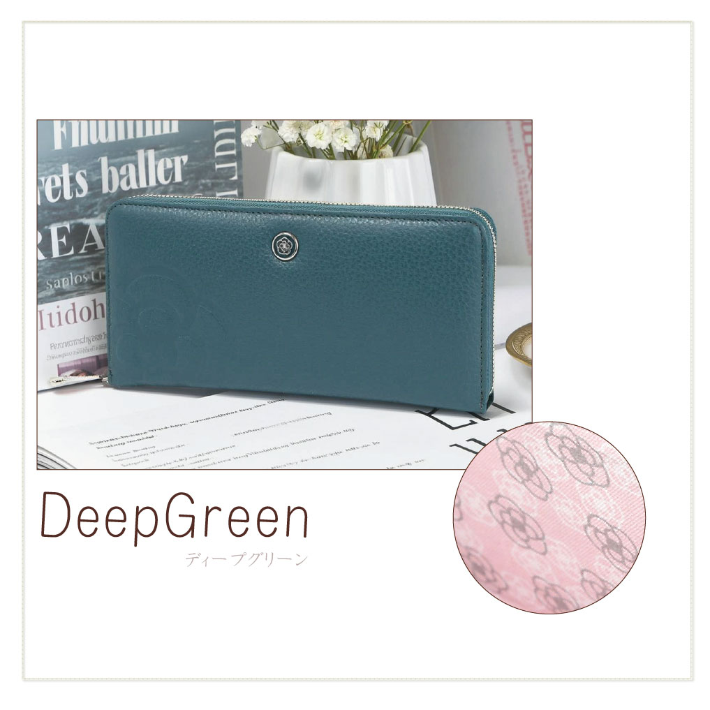 CLATHAS（クレイサス） 財布 長財布 ラウンドファスナー 本革 レザー