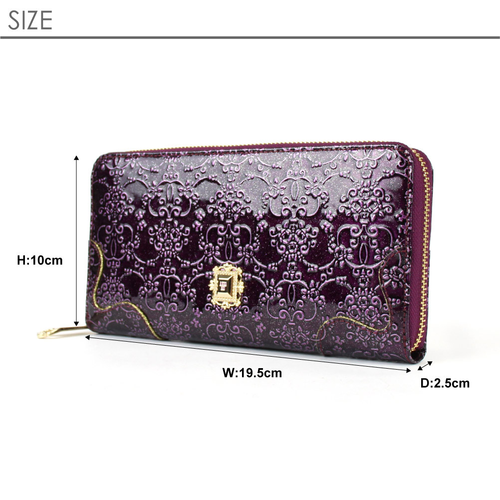 ANNA SUI（アナスイ） 財布 長財布 ラウンドファスナー ルーミー