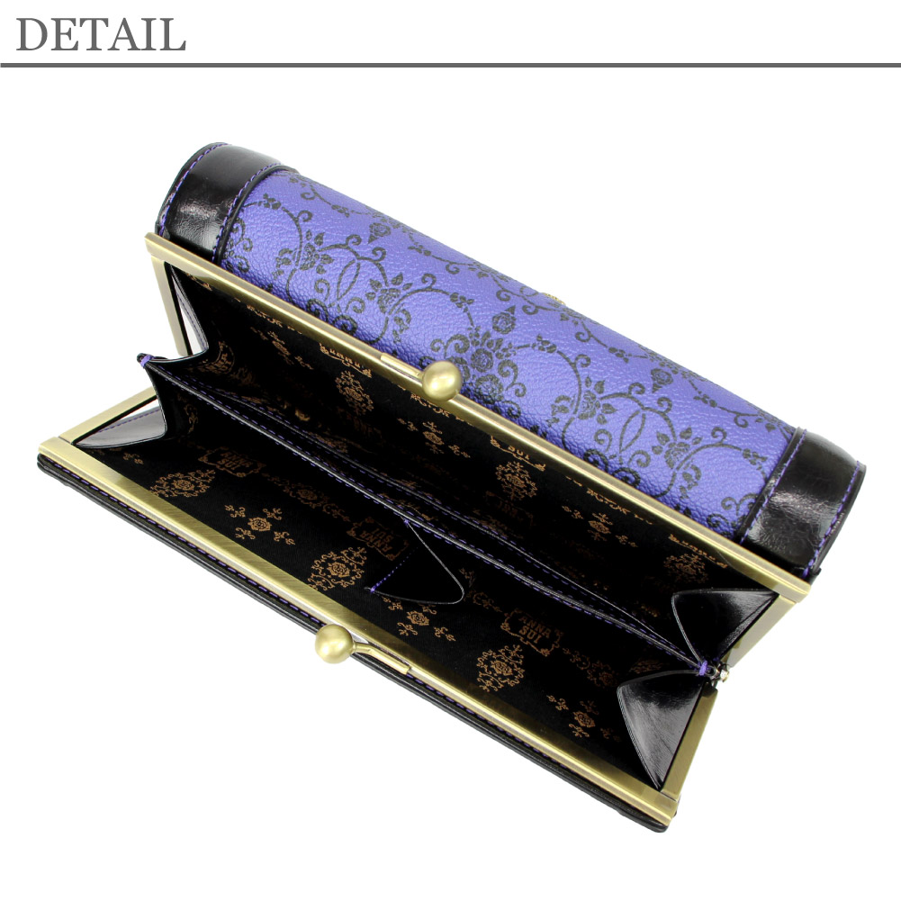 ANNA SUI（アナスイ） 財布 がま口 長財布 レディース レザー ブランド