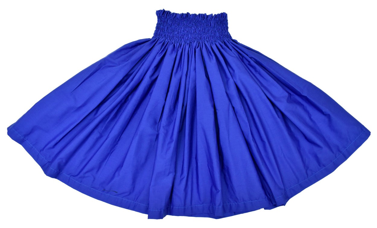 JCT92271 無地 シングル パウスカート 3本ゴム タイ製 フラダンス 衣装