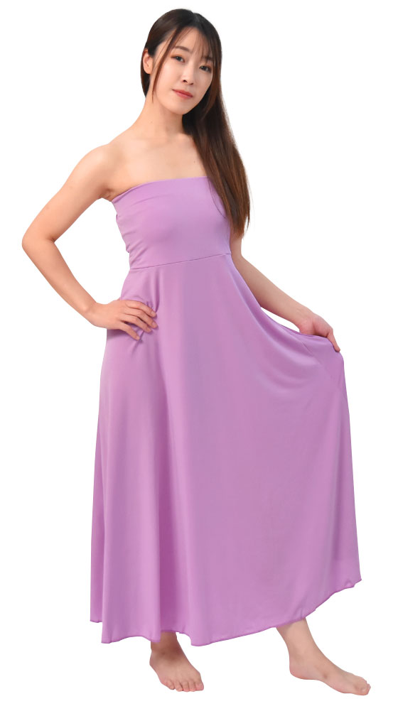 フラダンス衣装 ベアワンピース フラワンピース ダンス衣装 社交ダンス