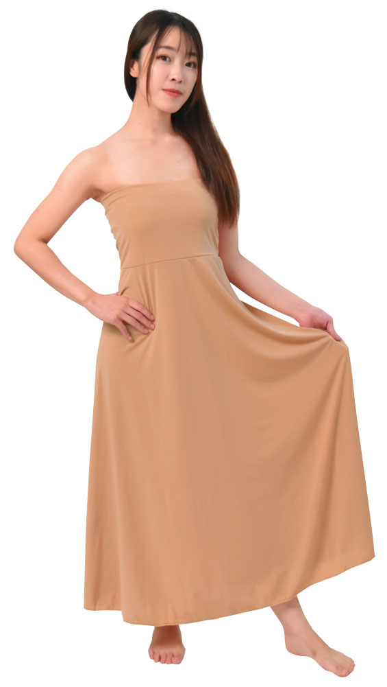 フラダンス衣装 ベアワンピース フラワンピース ダンス衣装 社交ダンス