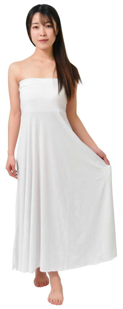 フラダンス衣装 ベアワンピース フラワンピース ダンス衣装 社交ダンス